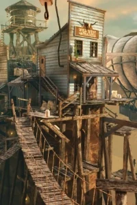 Sci-fi Wild West City | Hyper realistic Sci-fi environment